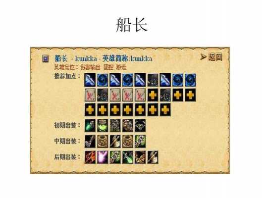 船长dota出装（船长出装dota2）